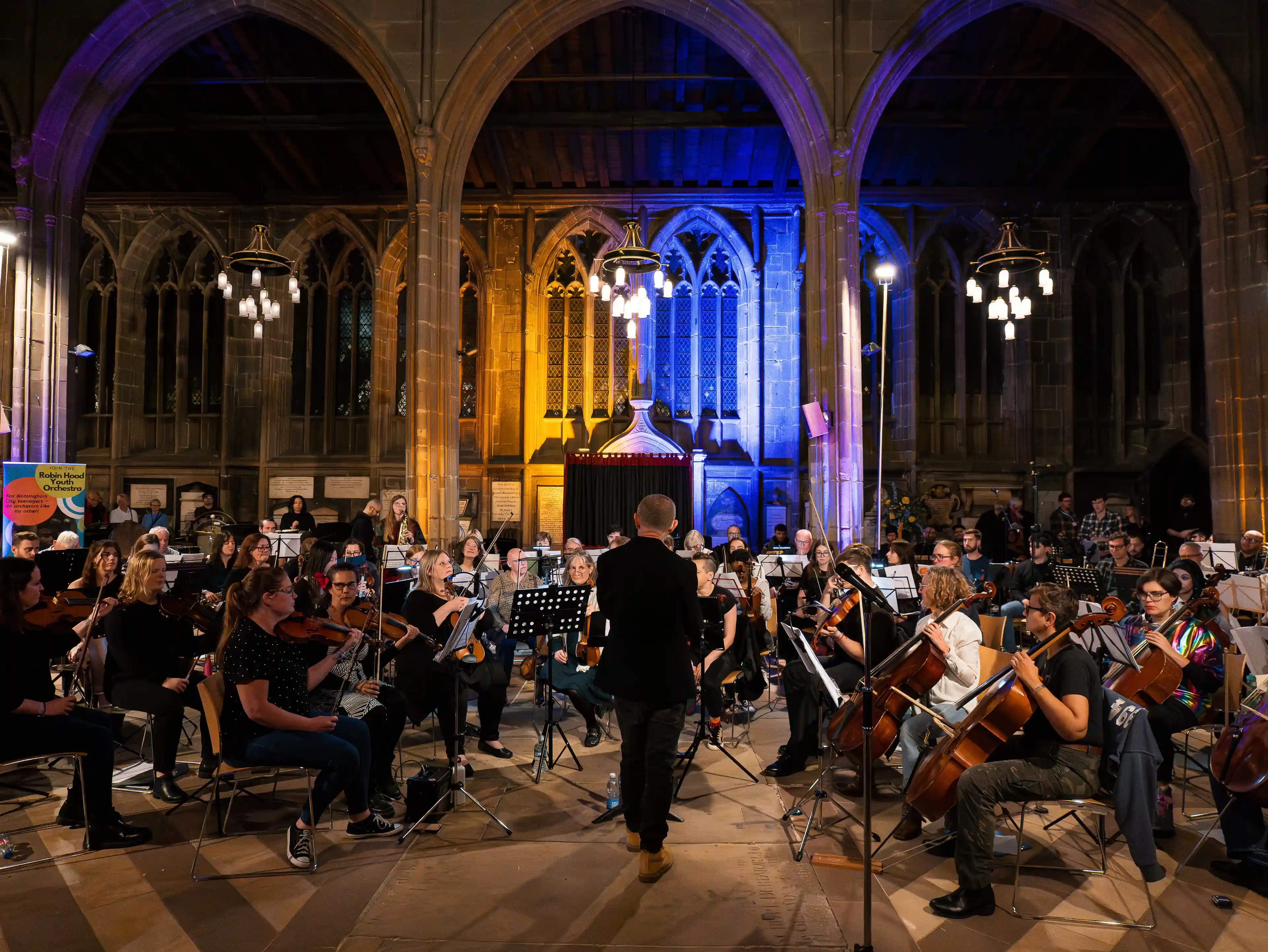 UFO Orchestra filling St Mary’s Church